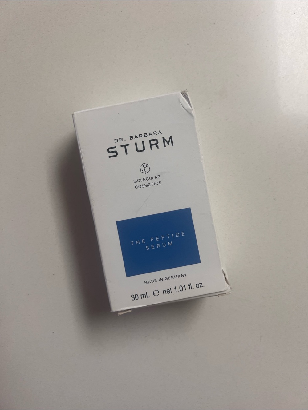 Dr. Barbara Sturm Peptide Serum — White & Blue Packaging